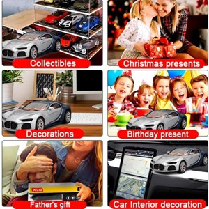 اسباب بازی ماشین فلزی بوگاتی نقره ای سقف مشکی 1:24 Diecast Bugatti Atlantic_اسباب بازی ماشین